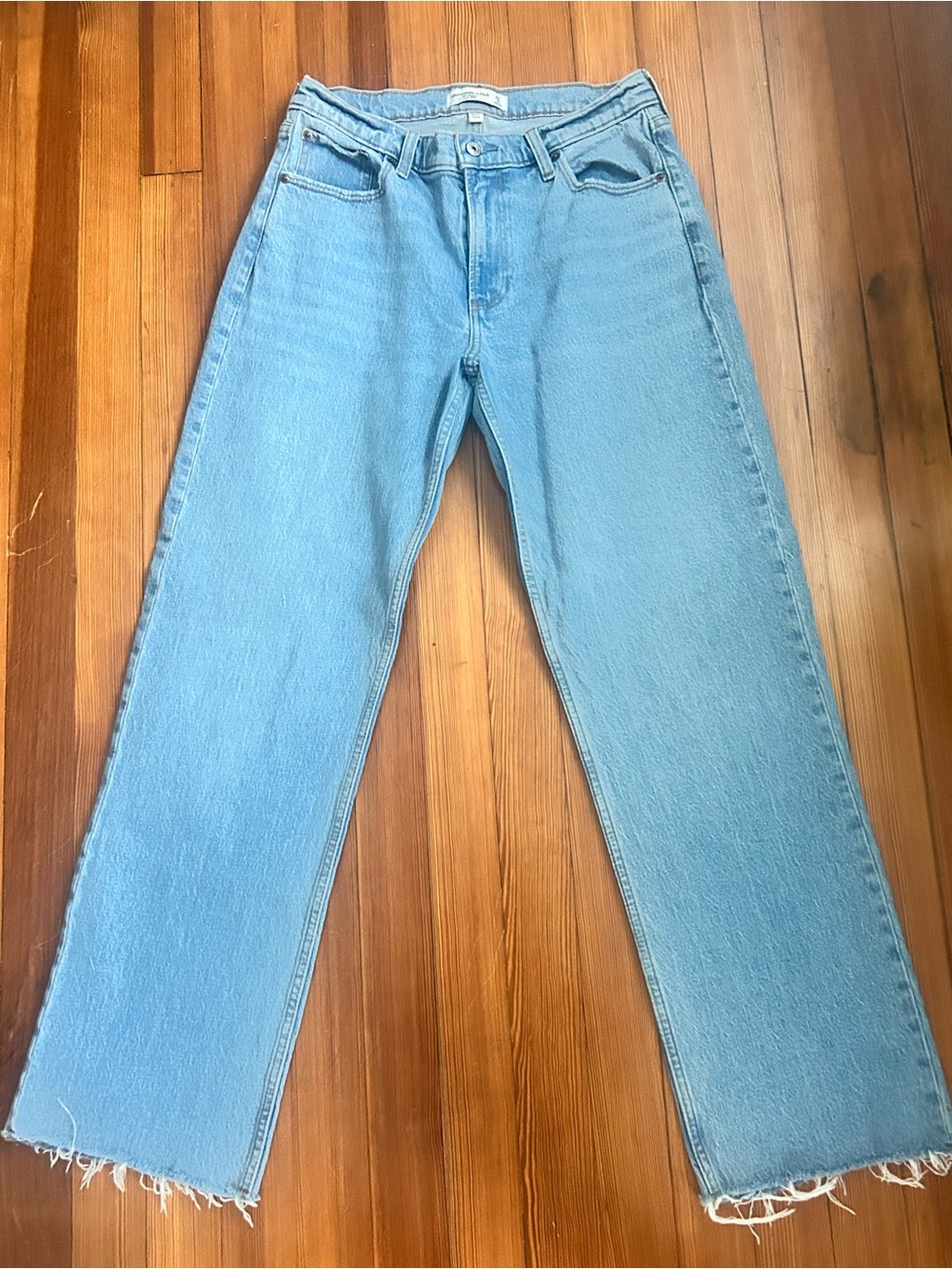 Abercrombie & Fitch Light Blue Straight Leg Jeans